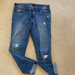 🎉HOST PICK🎉 Loft outlet girlfriend ripped jeans